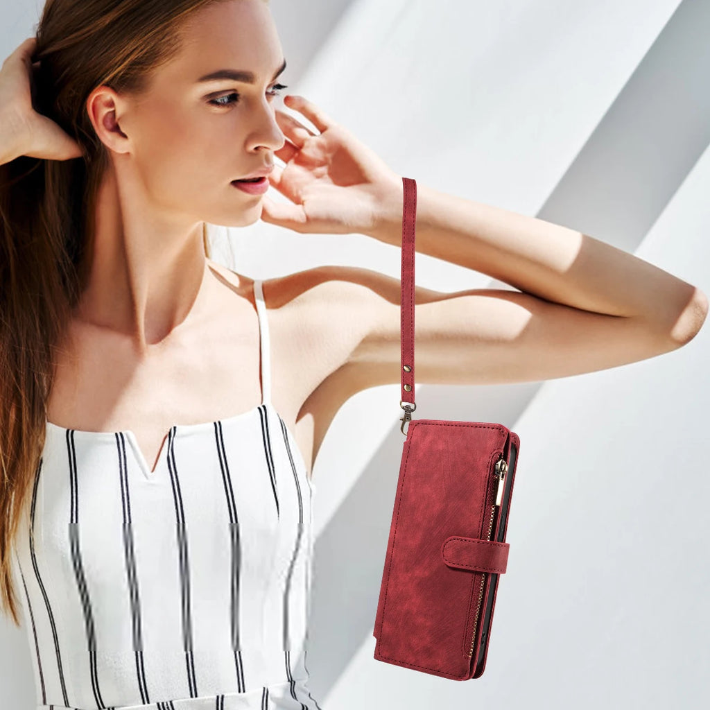 Premium Leather Samsung Wallet Case