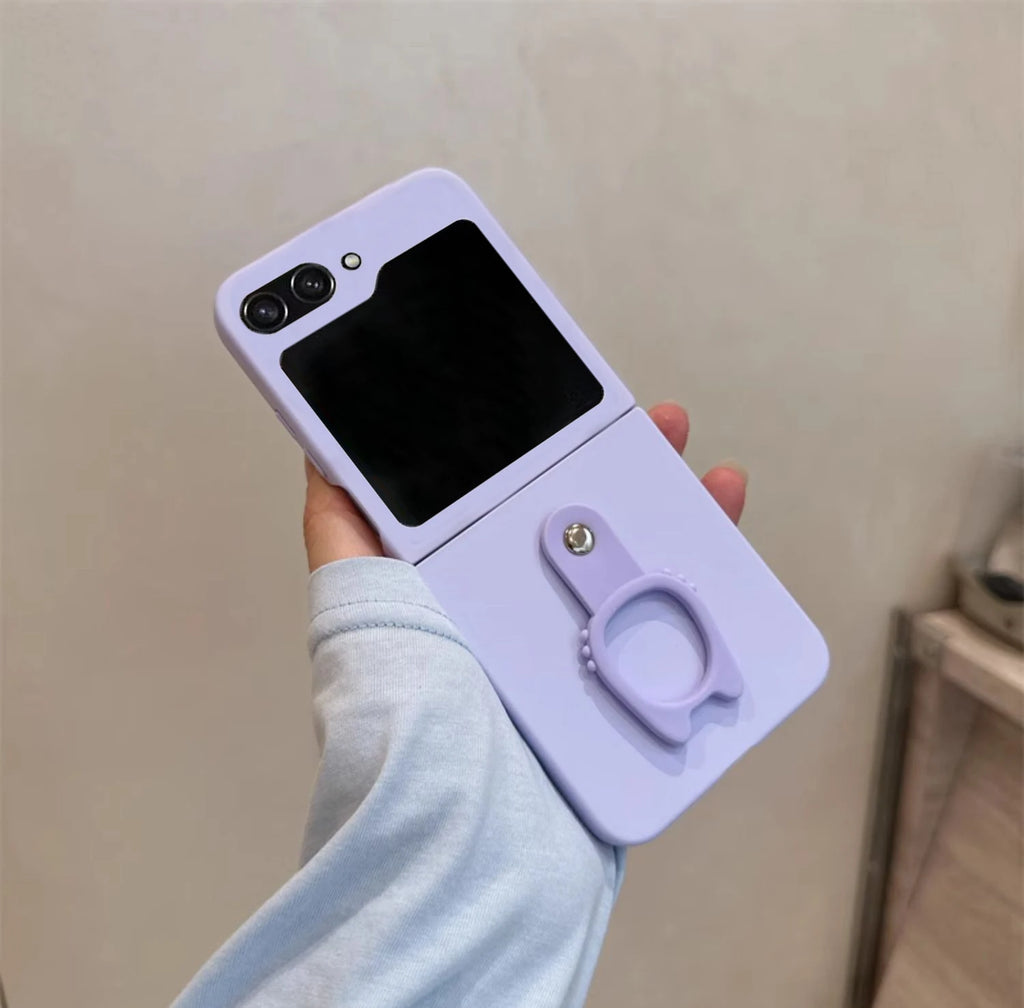 Luxury Cute Z Flip Case with Ring Holder