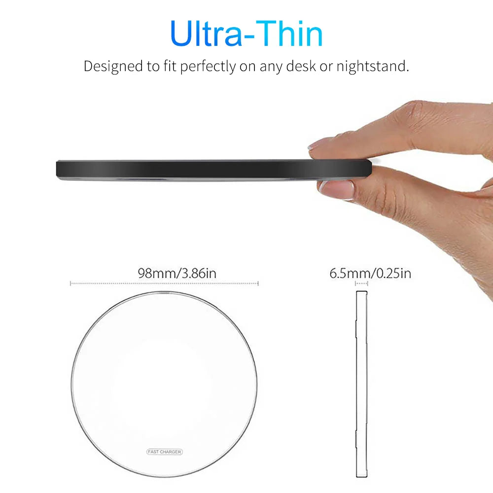 LuxCharge 15W Fast Wireless Charger