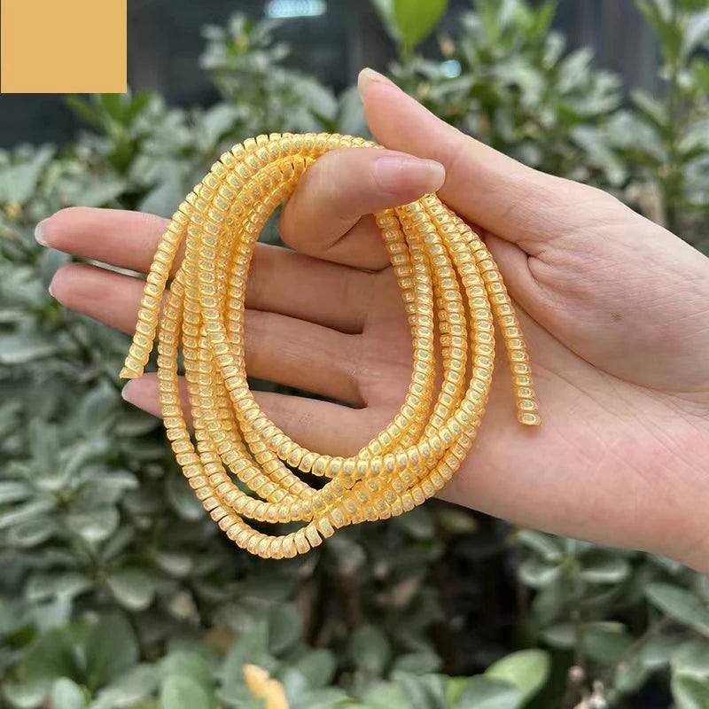 Colorful Spiral Cable Protector for All Devices.”