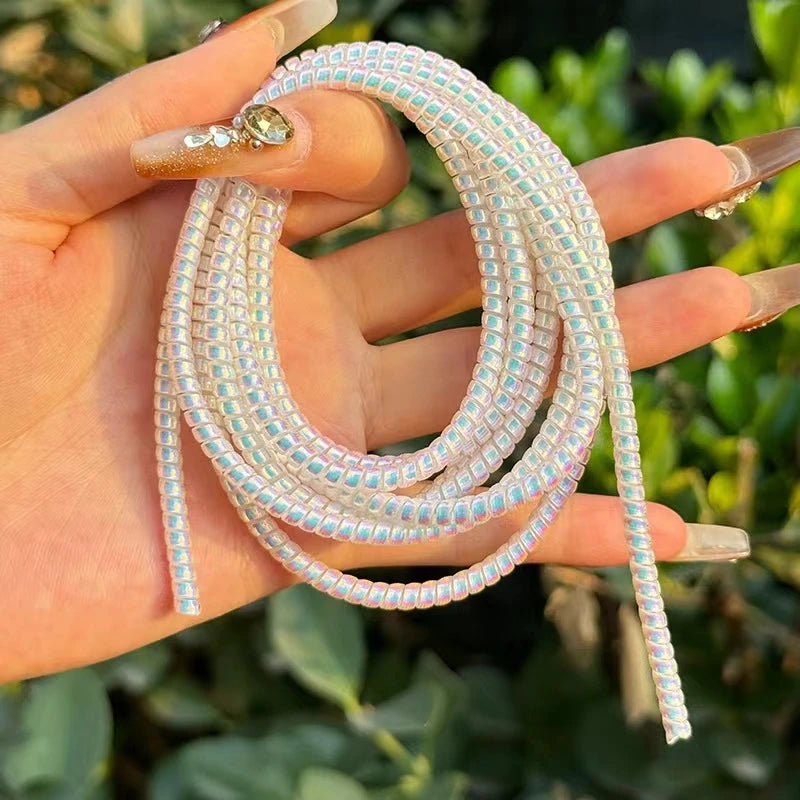 Colorful Spiral Cable Protector for All Devices.”