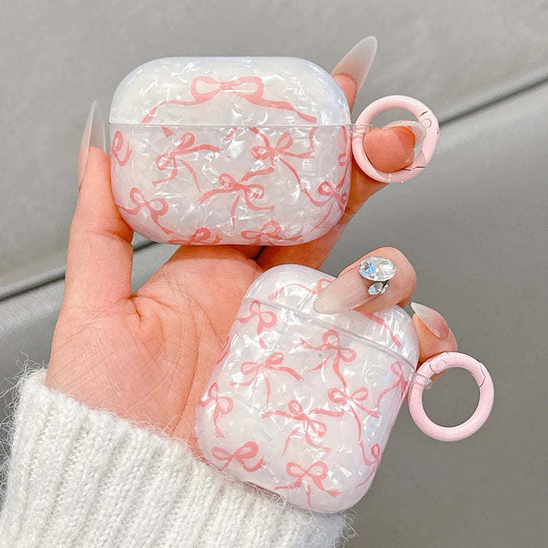 Glitter Bow AirPods Case