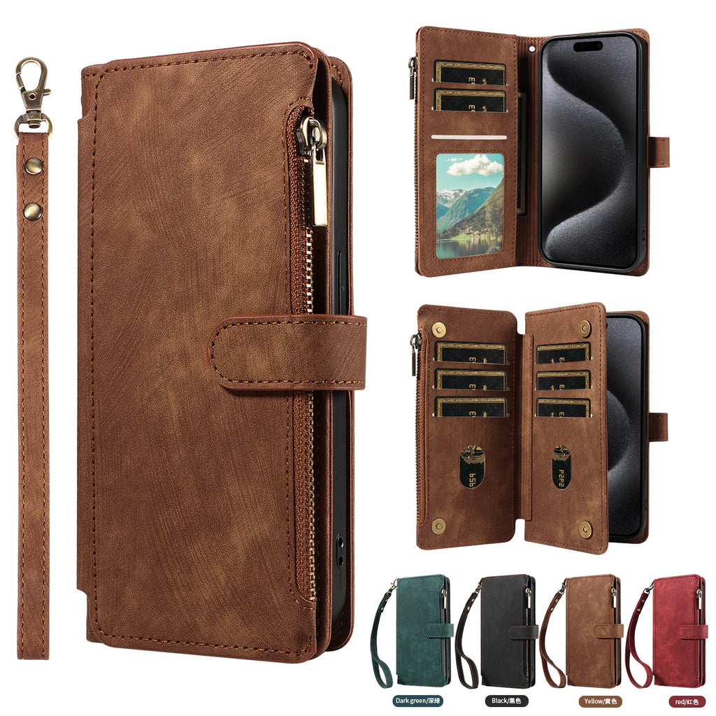 Premium Leather Samsung Wallet Case