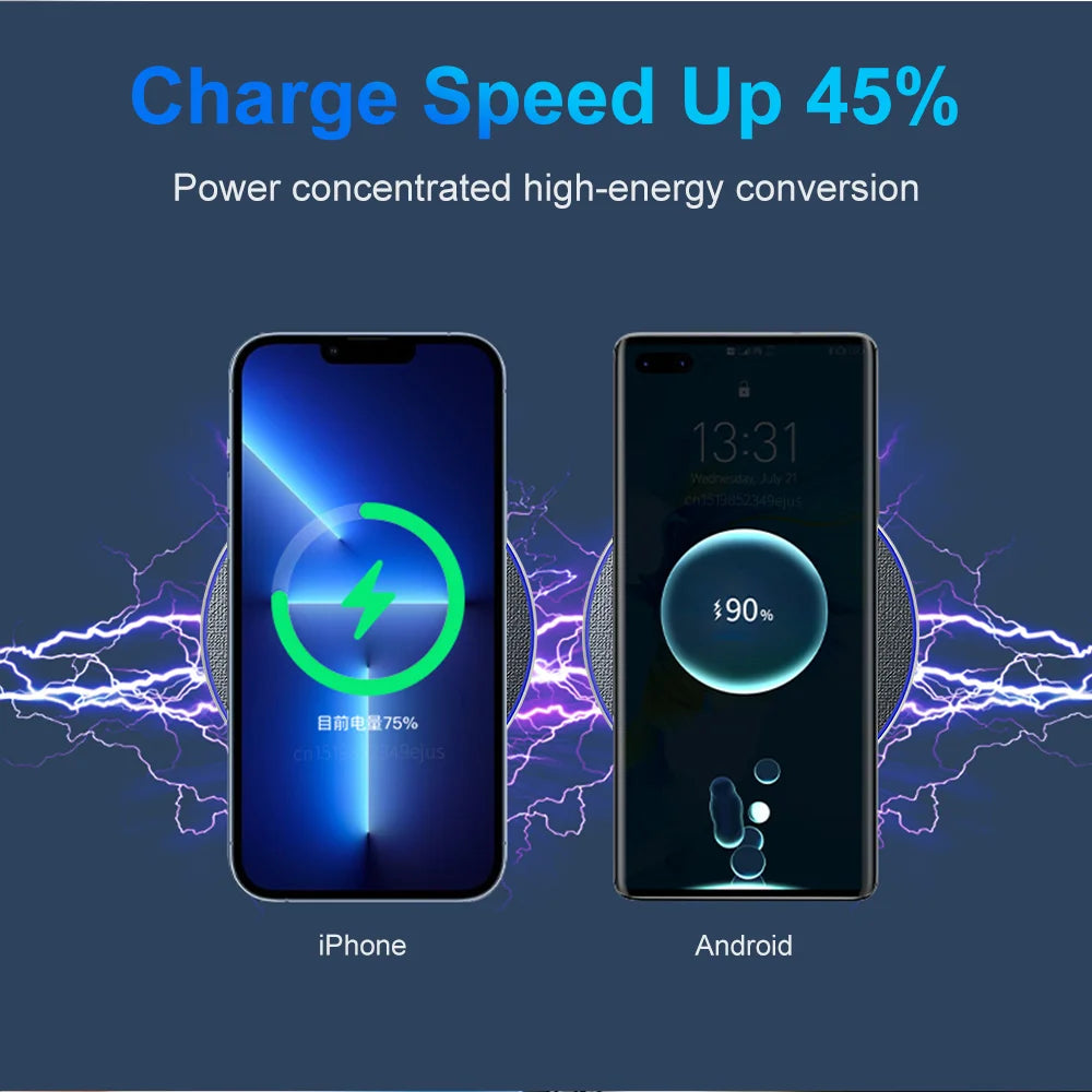LuxCharge 15W Fast Wireless Charger