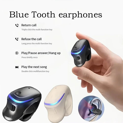 Bluetooth 5.3 Bone Conduction Clip-On Earphone