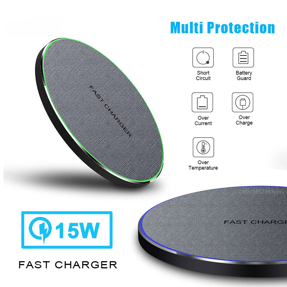 LuxCharge 15W Fast Wireless Charger