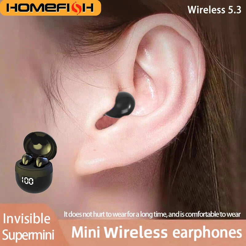 HOMEFISH SK18 Mini Sleep Wireless Earbuds