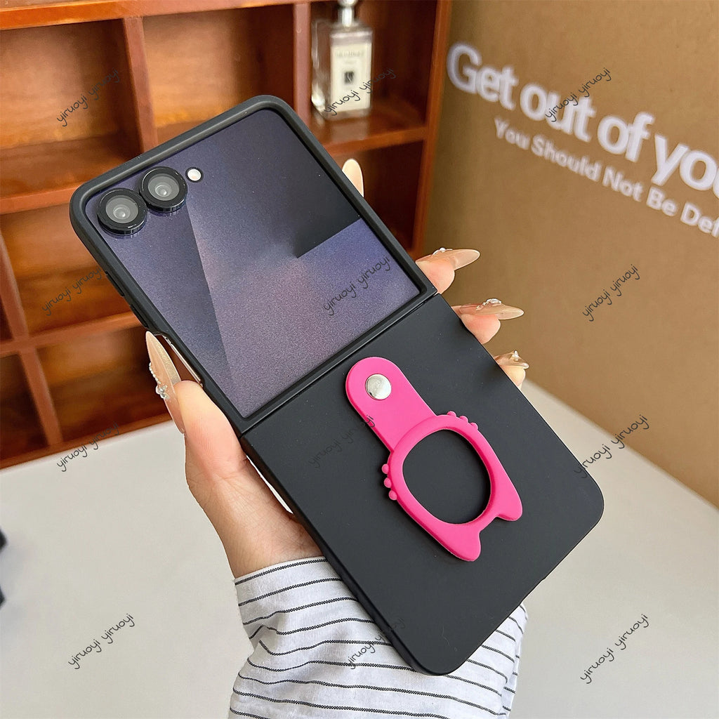 Luxury Cute Z Flip Case with Ring Holder