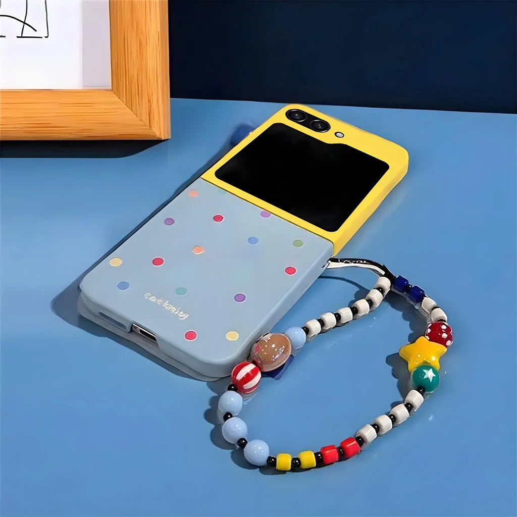 Luxury Cute Z Flip Case with Ring Holder