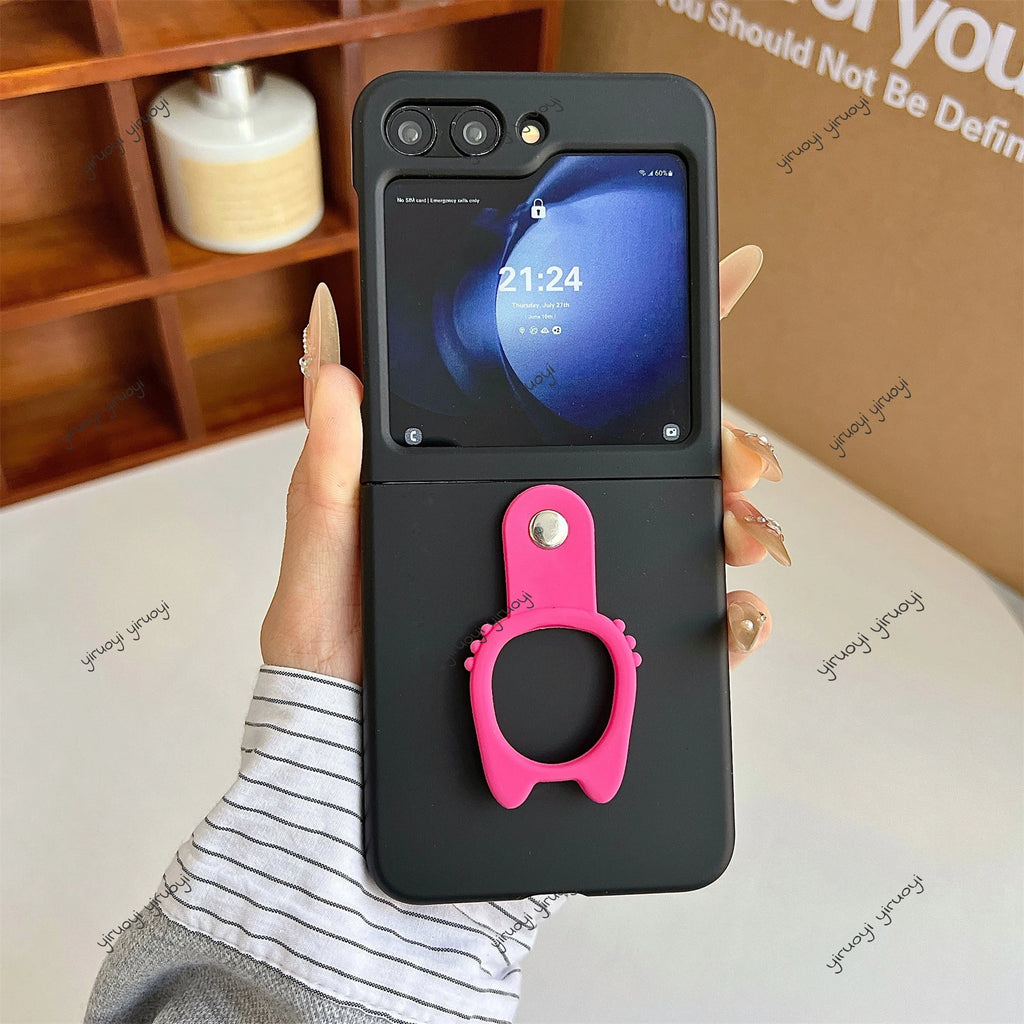 Luxury Cute Z Flip Case with Ring Holder