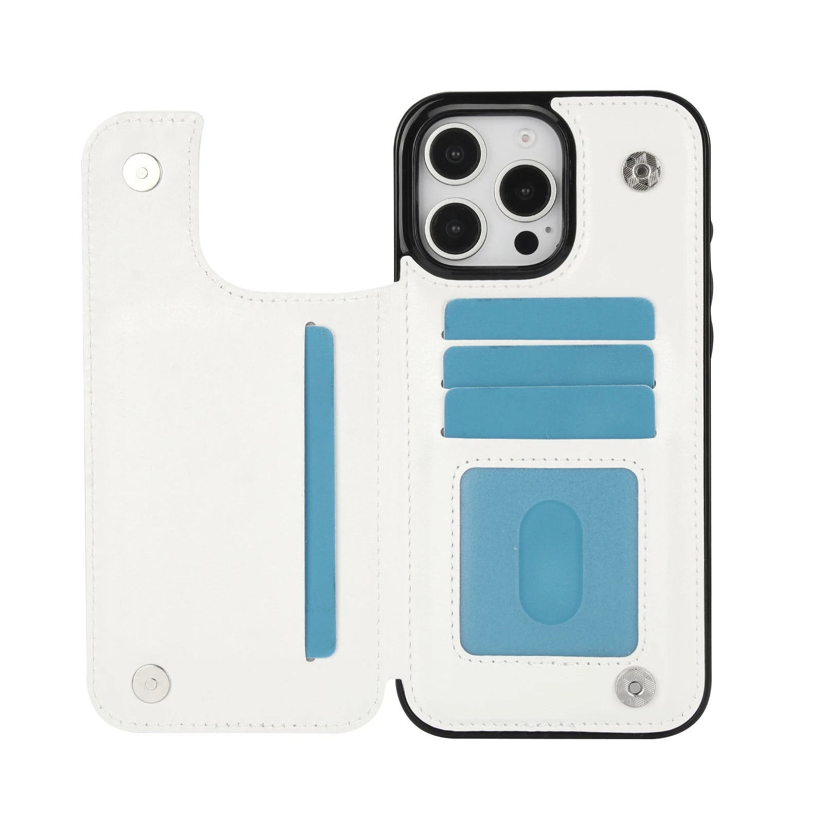 Luxury iPhone Wallet Case with Stand