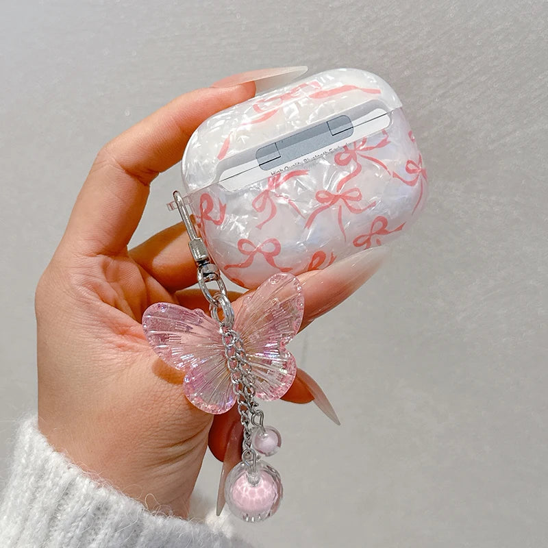 Glitter Bow AirPods Case